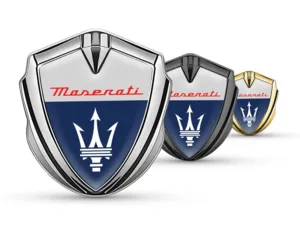 Maserati Silicone Emblema Badge Stile Pro Inox